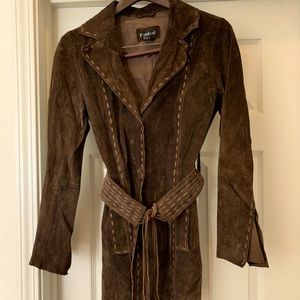 BEBE Suede Leather Jacket